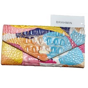 Brahmin Veronica Expression Melbourne Leather Wallet